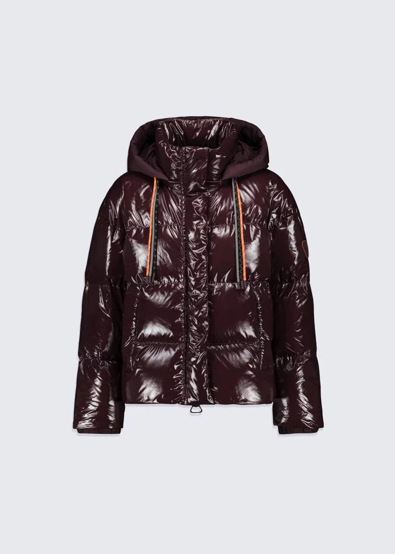 Doudoune Gertrude Burgundy