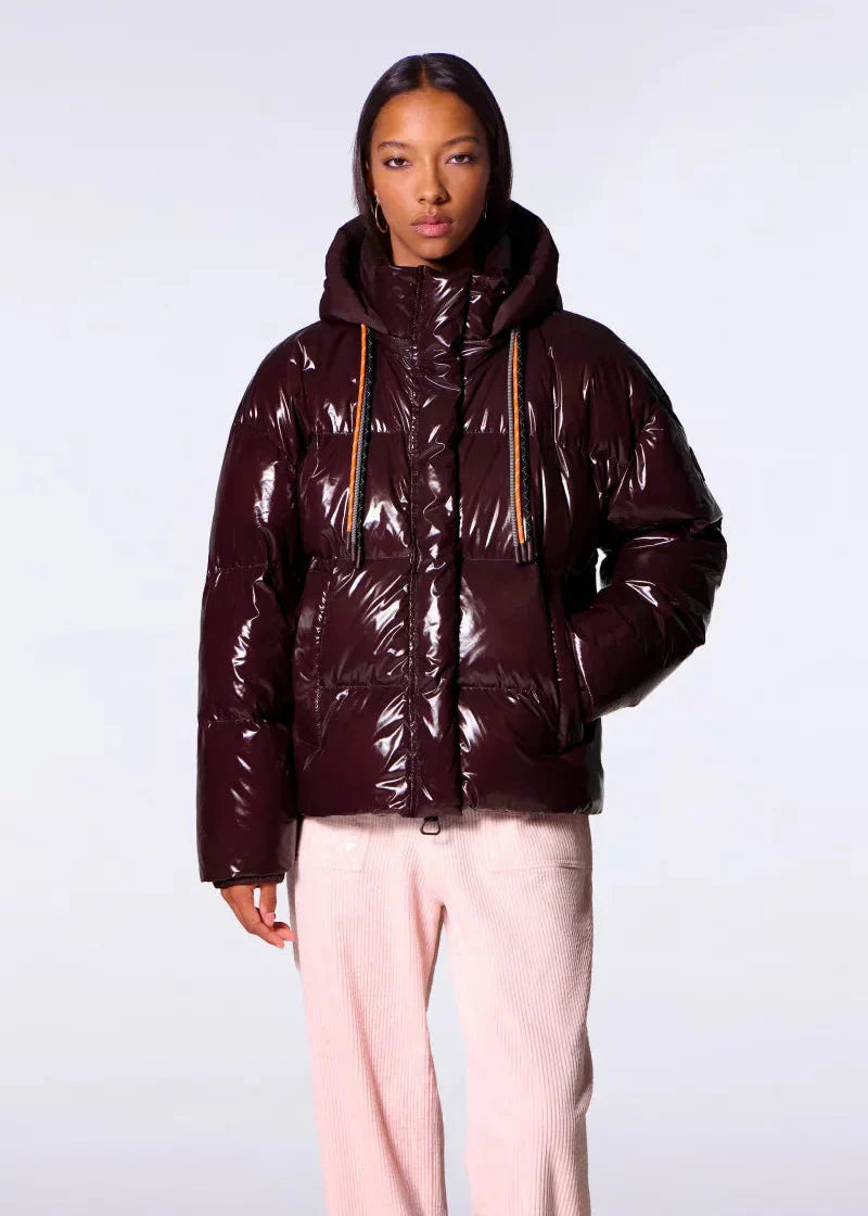Doudoune Gertrude Burgundy