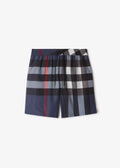 Short de bain Bleu