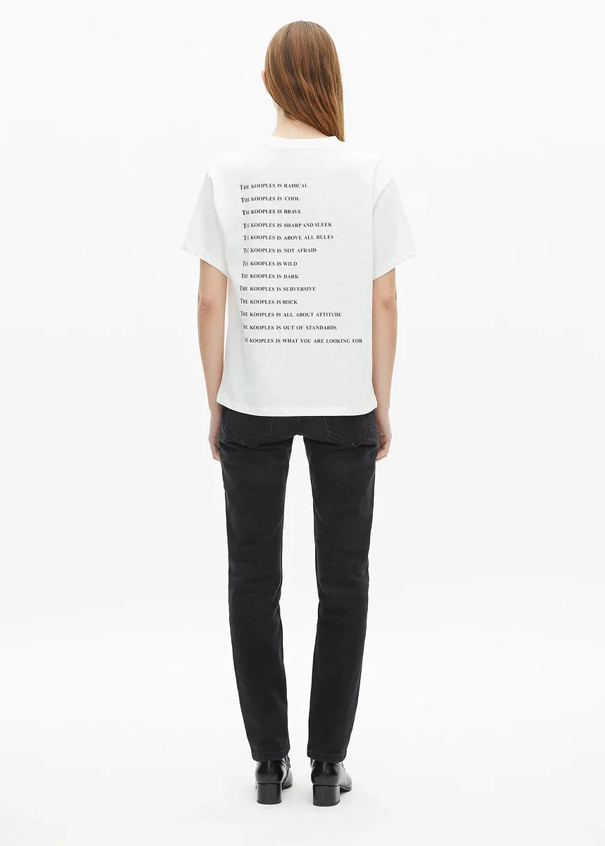T-shirt What is Blanc
