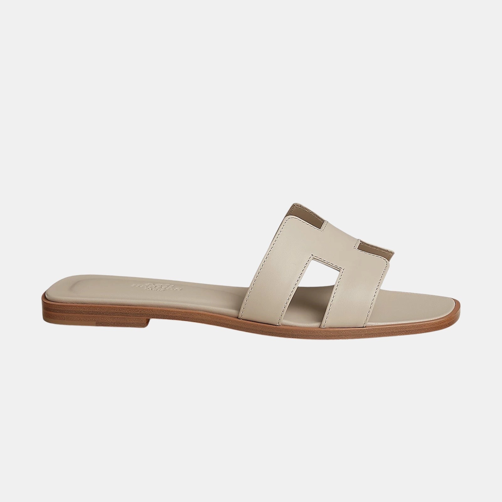 Claquettes H Beige